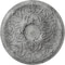 Ekena Millwork Tristan Ceiling Medallion (Fits Canopies up to 5 1/2"), 26"OD x 3"P, Ultra Pure White Crackle CM26TNUWC - alternate 1